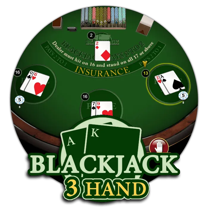 Blackjack 3 Hand - BEERSLOT365