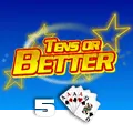 Tens or Better 5 Hand - BEERSLOT365