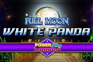 Playtech : Full Moon: White Panda PowerPlay Jackpot - BEERSLOT365